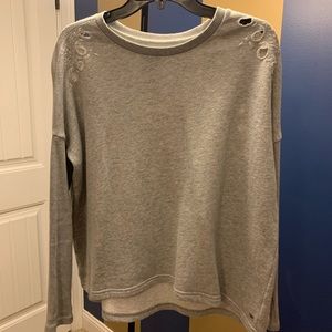 Paisley cutout sweater